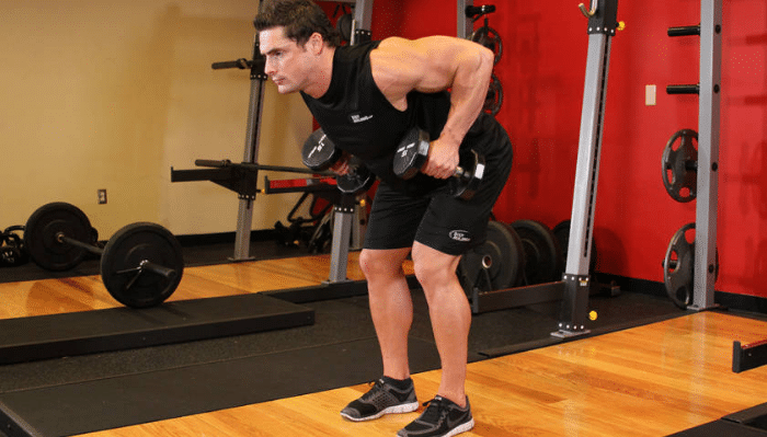 BENT OVER TWO-DUMBBELL ROW