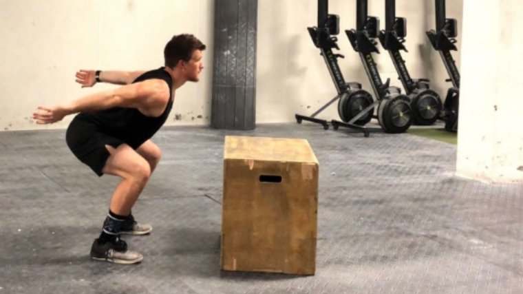 Box Jump Loaded Position